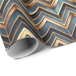 Papel de regalo con patrón de baldosas Art Deco li
