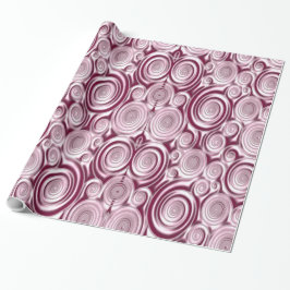 Papel de regalo con patrón de círculos