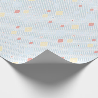 Papel de regalo con patrón de estrella de cristal