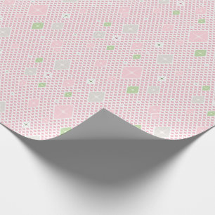 Papel de regalo con patrón de estrella de cristal