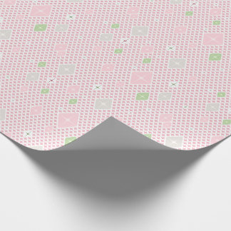 Papel de regalo con patrón de estrella de cristal