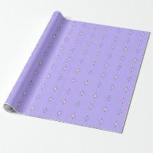 Papel de regalo con patrón de estrellas pastel ado