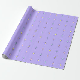 Papel de regalo con patrón de estrellas pastel ado