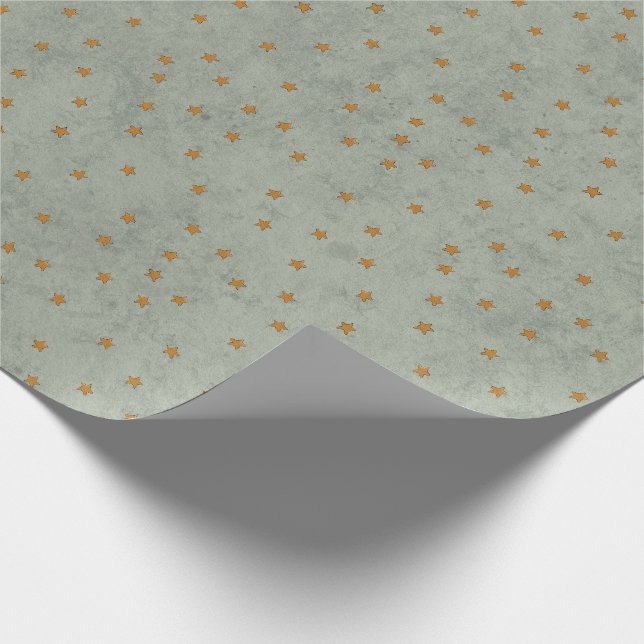 Papel de regalo con patrón de estrellas suaves (Esquina)