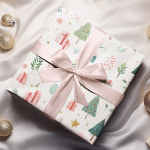 Papel de Regalo con Patrón Navideño Pastel Caprich