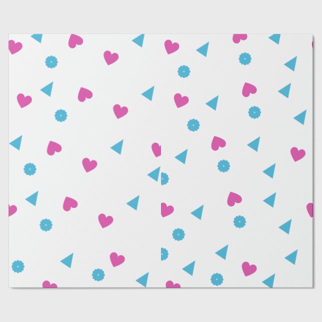 Papel de Regalo con Patrones Alternados (Costura)