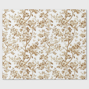 Papel de regalo con ramas de flor de chinoiserie b