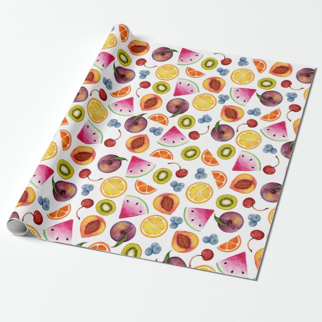 Papel De Regalo Con sabor a fruta (Desenrollado)