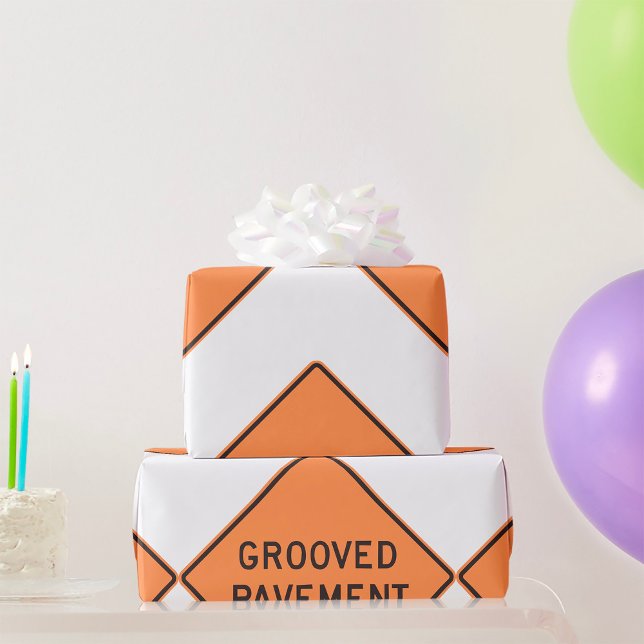 Papel de Regalo con Señal de Pavimento Acanalado (Subido por el creador)