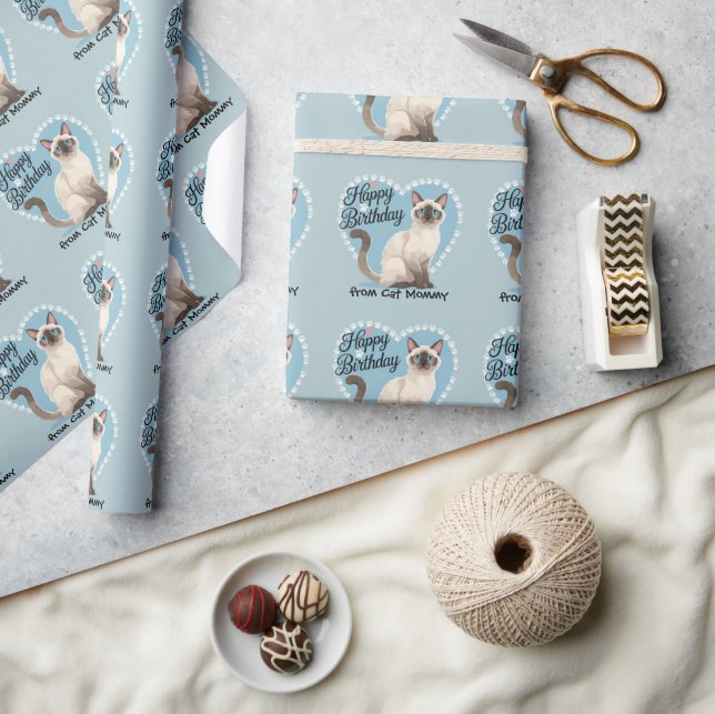 Papel de regalo con tema de cumpleaños para amante (Artesanía)