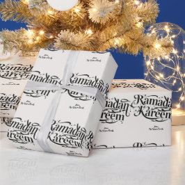 Papel de regalo con tema Ramadan Kareem para celeb