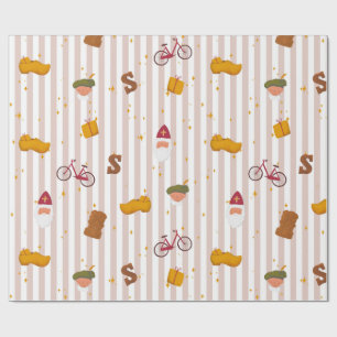 Papel de regalo con tema Sint y Piet