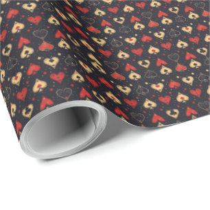 Papel de regalo con temática de póquer