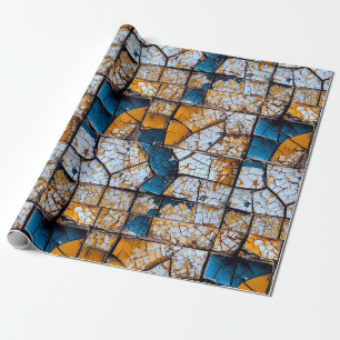 Papel De Regalo Concepto limítrofe de mosaico roto