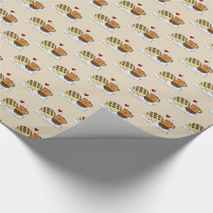 Papel De Regalo Concha dulce del mexicano del dulce de la cacerola