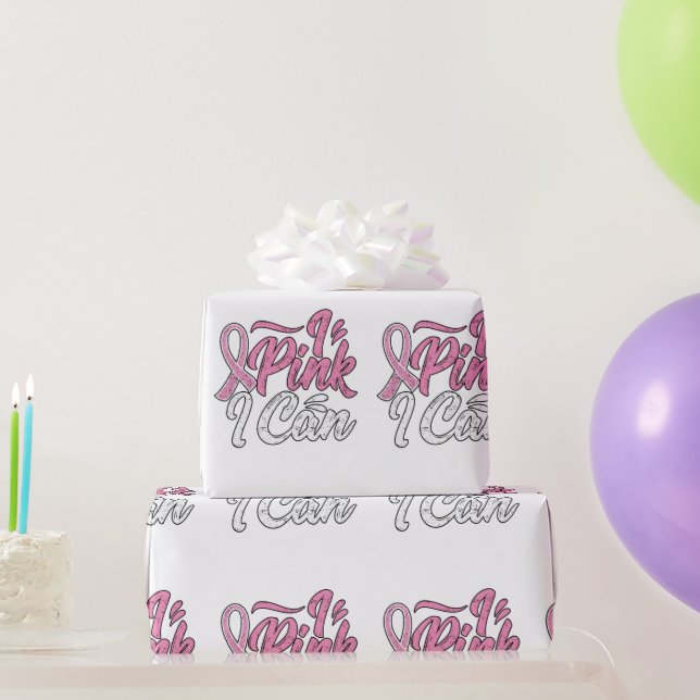 Papel De Regalo Conciencia sobre el cáncer de mama (Regalos de fiesta)