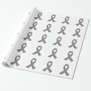 Papel De Regalo Conciencia sobre la cinta gris - Zombie, cáncer d