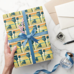 Papel De Regalo Condado de naranja, playas de California