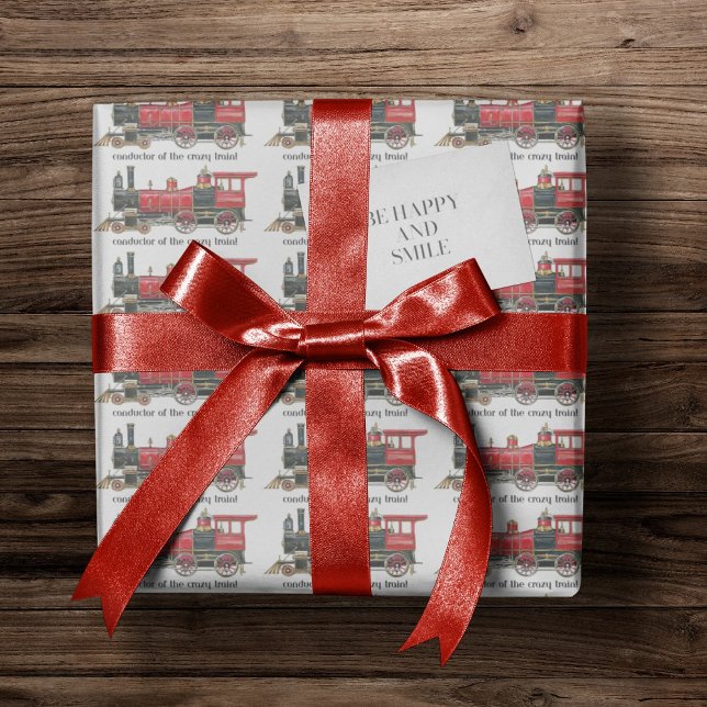 Papel De Regalo Conductor Del Tren Loco (Birthday Depot
Conductor Of The Crazy Train Wrapping Paper)