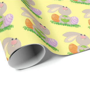 Papel de regalo conejito de Pascua adorable