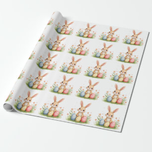 Papel De Regalo Conejito de Pascua Lindo Hermoso Colección Popular