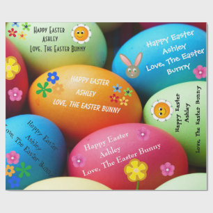 Papel De Regalo Conejito de pascua personalizado