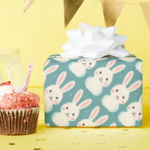Papel De Regalo Conejo blanco