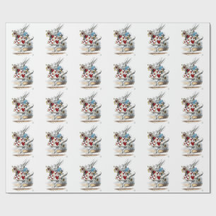 Papel De Regalo Conejo Blanco Alice en el País de las Maravillas C