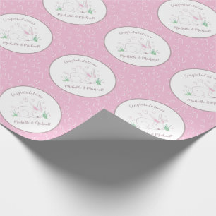 Papel De Regalo Conejo conejo conejo conejo Baby Shower Woodland A