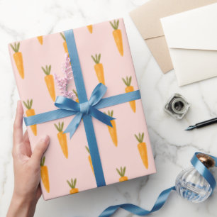 Papel De Regalo Conejo de garrapatas rosadas