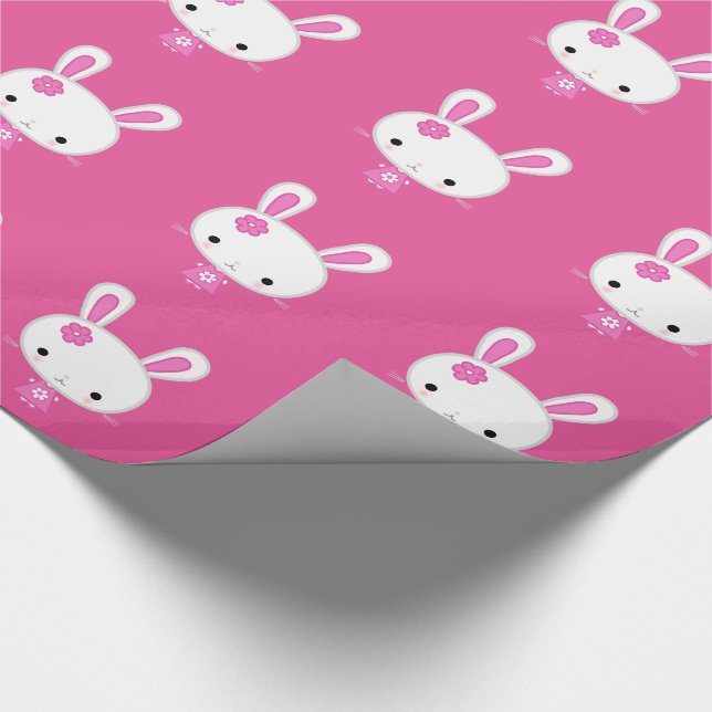 Papel De Regalo Conejo de Kawaii (Esquina)