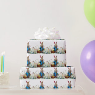 Papel De Regalo Conejo de Pascua 