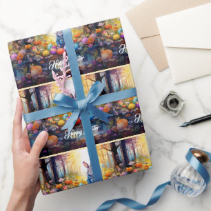 Papel De Regalo Conejo de Pascua