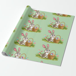 Papel De Regalo conejo de Pascua