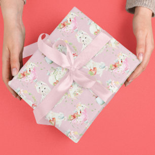 Papel De Regalo Conejo de Pascua conejitos lindos estampado