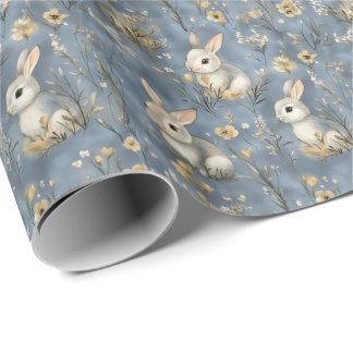 Papel De Regalo Conejo de Pascua de primavera