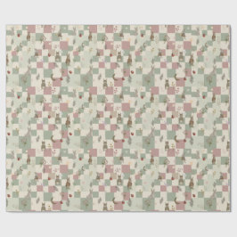 Papel De Regalo Conejo de vivero boscoso estilo cottagecore