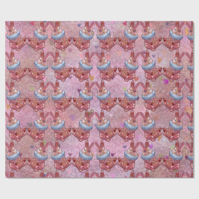 Papel De Regalo Conejo llamado Ladybug (Superficie plana)