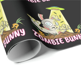 Papel De Regalo Conejo zombi de Pascua
