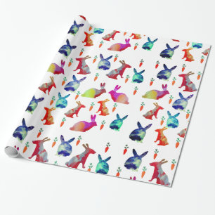 Papel De Regalo Conejos del cielo, Pascua