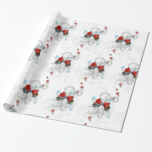 Papel De Regalo Cones plateados festivos
