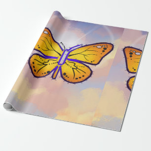 Papel De Regalo Conexión de mariposa