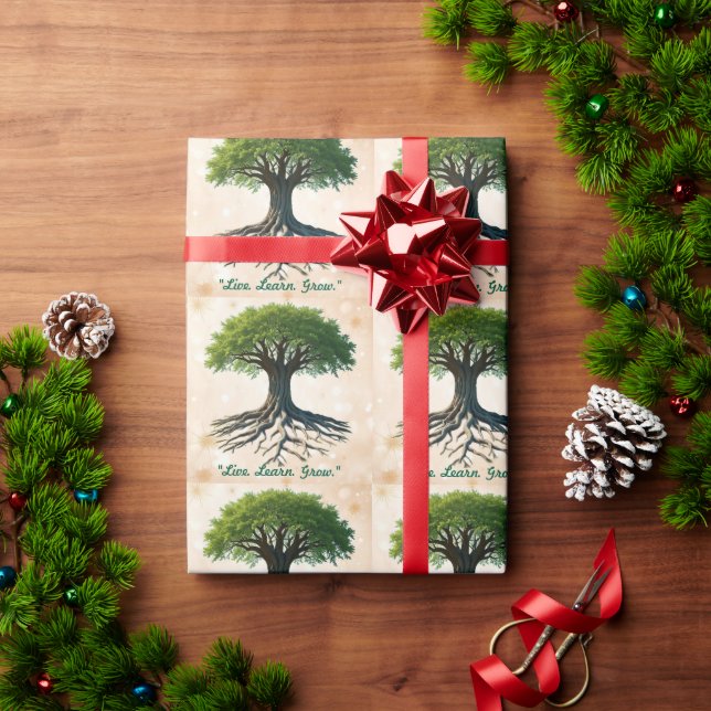Papel De Regalo "Conexión profunda a la Tierra" (Regalo de vacaciones)