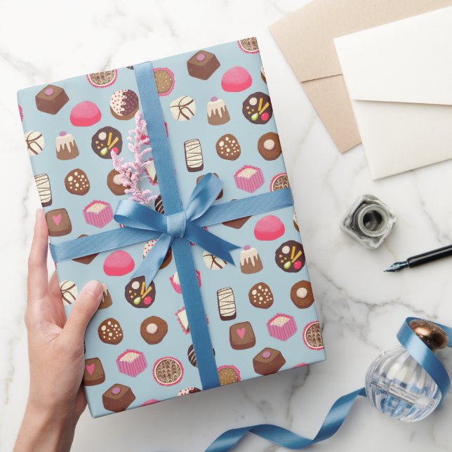 Papel De Regalo Confección de dulces de chocolate (Regalar)
