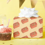 Papel De Regalo Confección de dulces indios Mithai Mysore Pak<br><div class="desc">El ilustracion presenta un original ilustracion de marca de mysore pak, un dulce indio de carnicería (mithai), preparado a partir de ghee, azúcar, cardamomo y harina de gramo. Mi pak se suele servir en festivales, bodas y duchas para bebés en el sur de India. Este diseño de temática gastronómica también...</div>