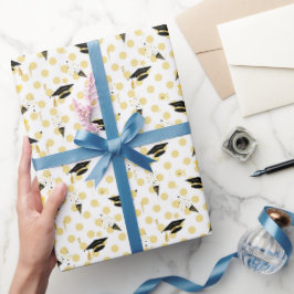 Papel De Regalo Confeti Mágico de Graduación
