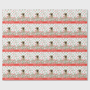 Papel De Regalo Confeti pintado del navidad del barro amasado a