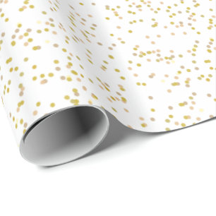 Papel de Regalo Confeti Polvo de Oro