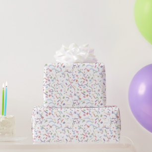 Papel De Regalo Confetti Contemporáneo (Sorpresa)