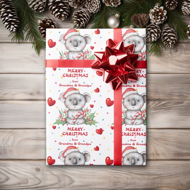 Papel De Regalo Confetti Heart Koala Nietos Navidades (Subido por el creador)